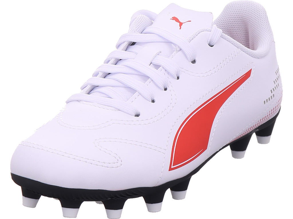 Puma boys' sports shoe Vitoria II FG AG Jr in white