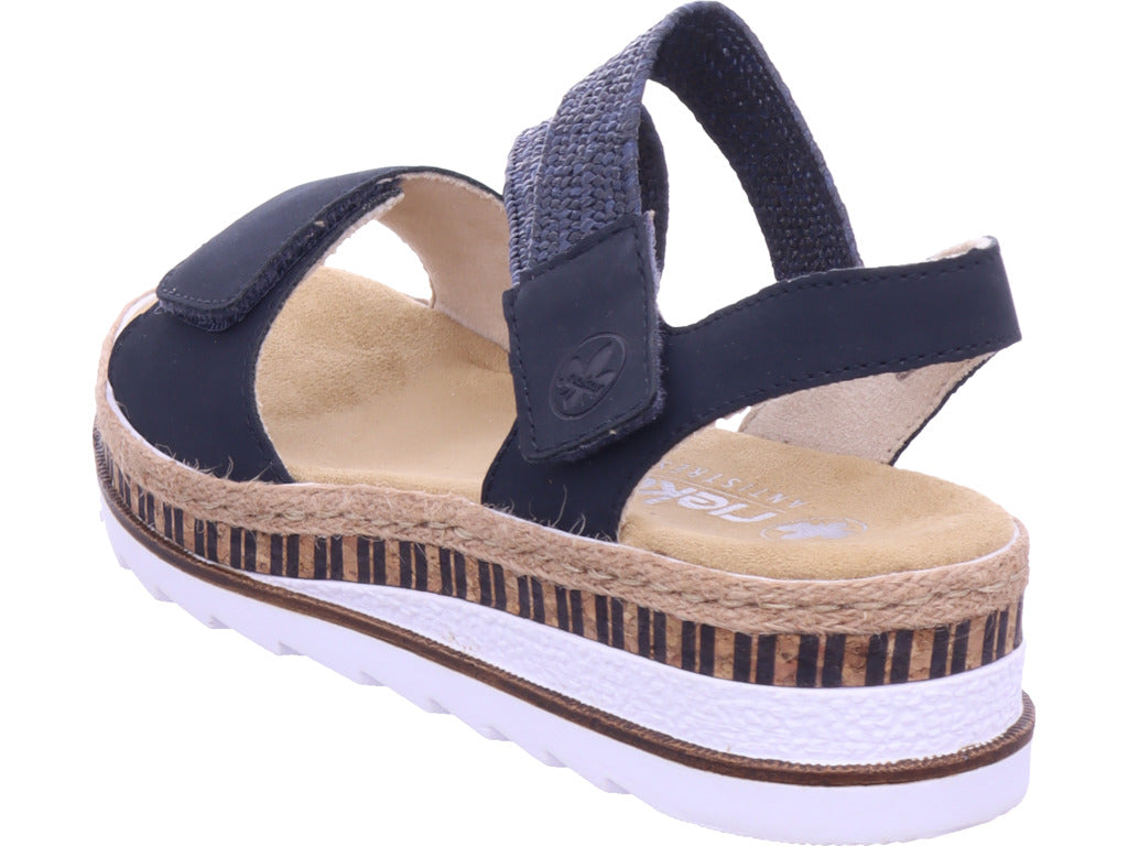 Rieker Damen  Fsk Damen Sandalen in blau