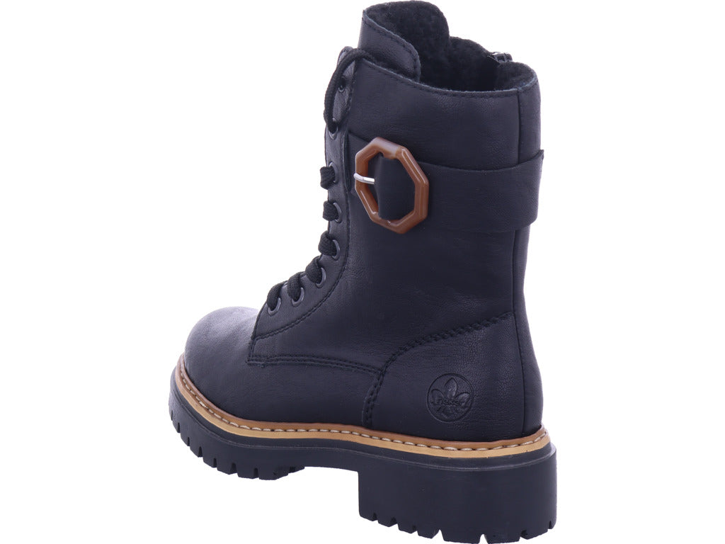 Rieker women's Hwk boots in black
