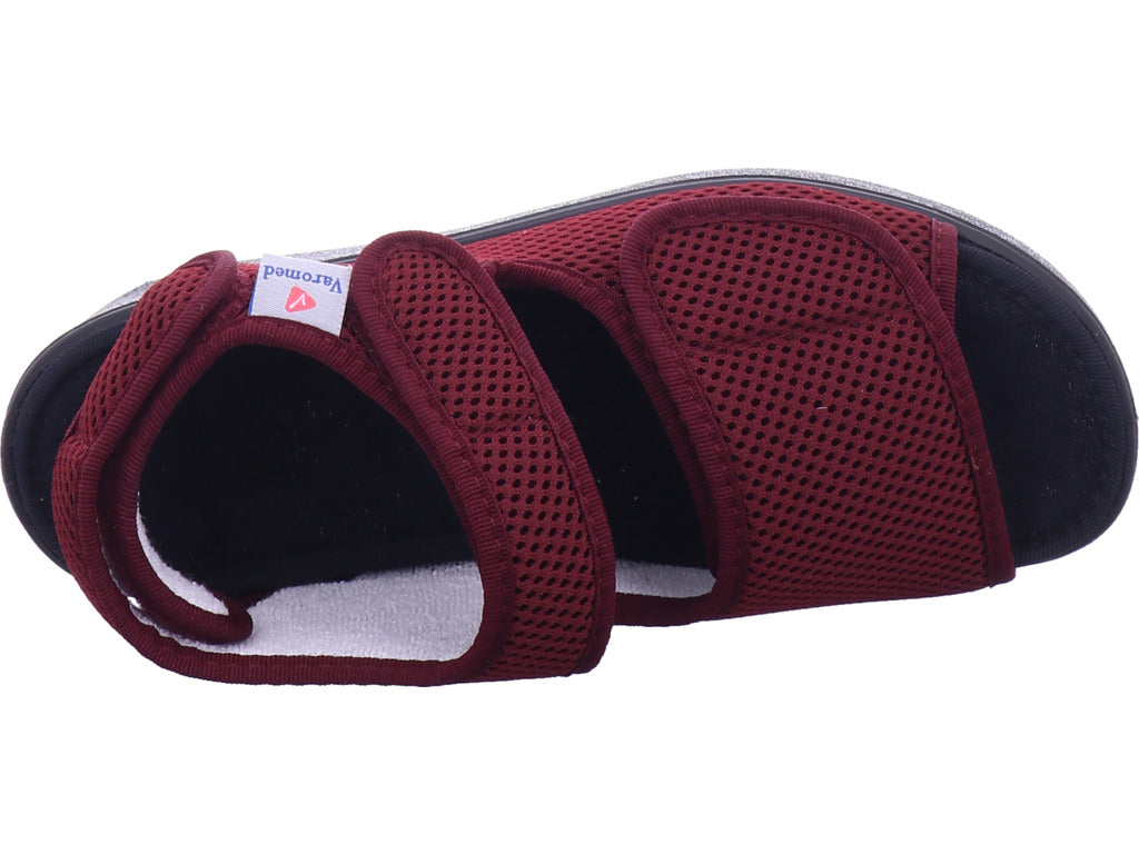 Varomed Damen  Genf Klettsandale in rot
