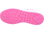 SKECHERS Damen Sneaker Uno-Twin Hearts in weiß