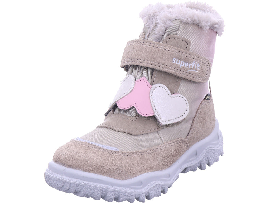 Superfit Mädchen Moonboot Schuh Textil \ Husky1 in beige