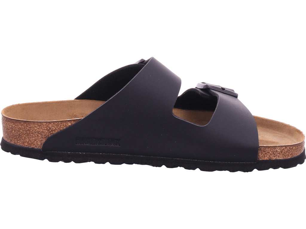 Birkenstock Herren Hausschuh Tieffußbett in schwarz