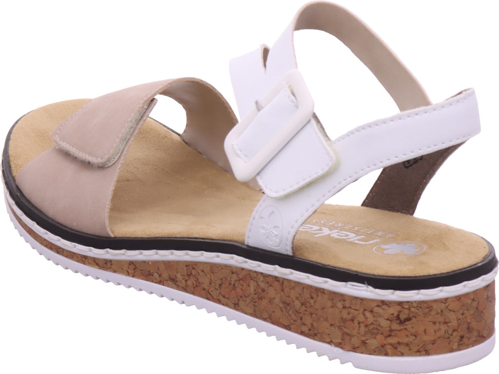 Rieker Damen  Fsk Damen Sandalen in beige
