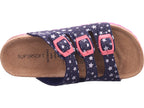 indigo Mädchen Pantolette Bio Kinder in blau