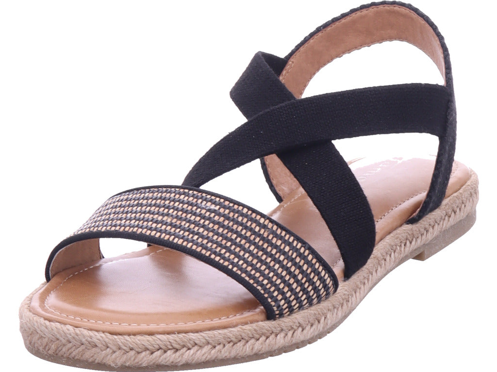 Tamaris Damen Sandalette  in schwarz