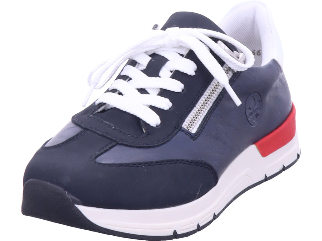 Rieker Damen Sneaker Fsk Damen Halbschuhe in blau