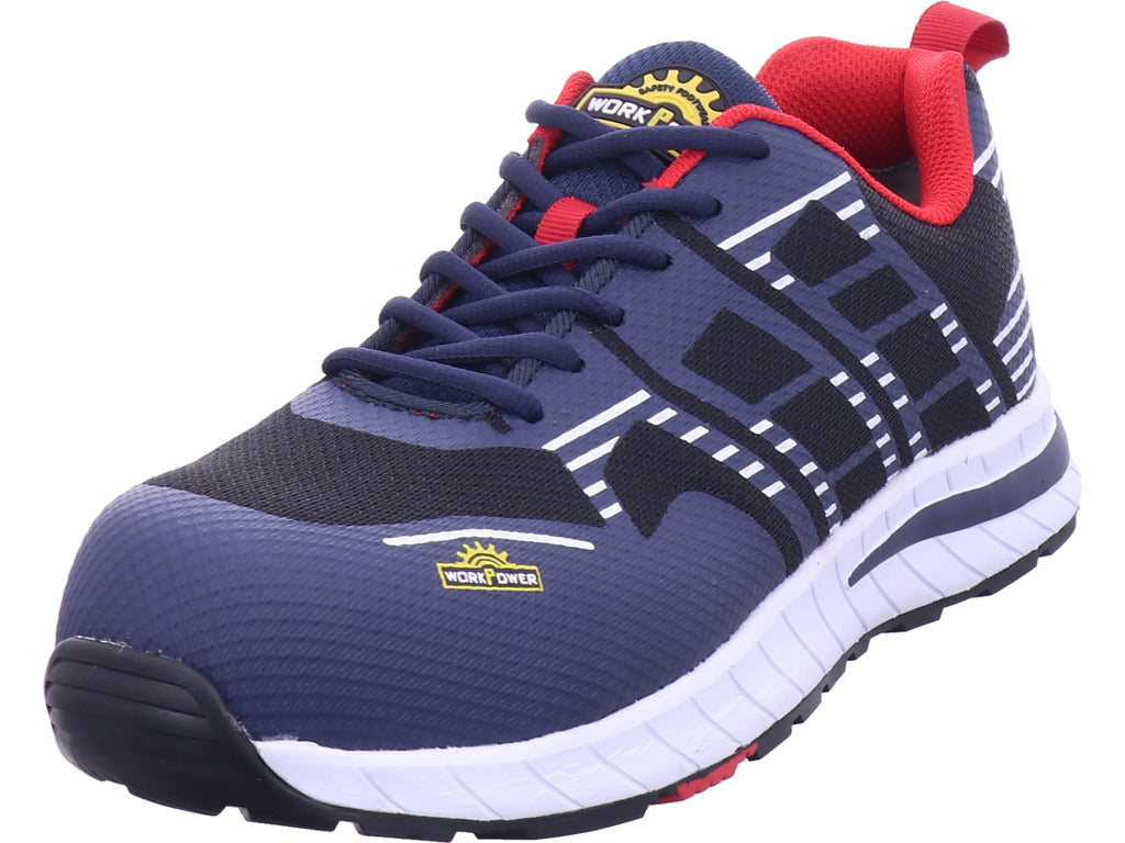 WorkPower Herren Halbschuh Sicherheitshalbschuh S1 Jersey in blau