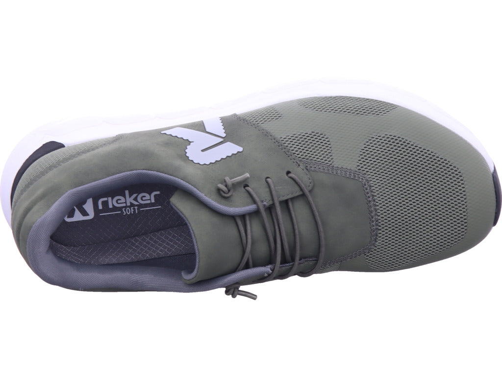 Rieker Herren Sneaker Fsk Herren Halbschuhe in grün