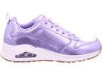 SKECHERS Damen Sneaker Uno-Metallixs in lila
