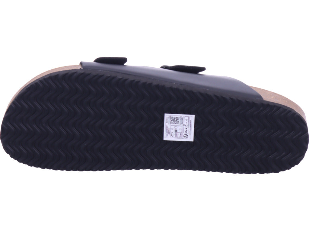 supremo Herren Pantoffel  in schwarz