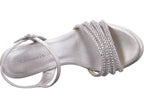 Tamaris Damen Sandalette  in platin