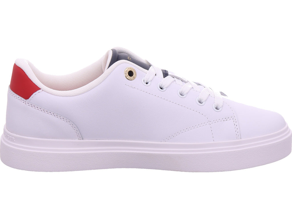 Tommy Hilfiger Damen Sneaker Th Feminine Cupsole Leather in weiß