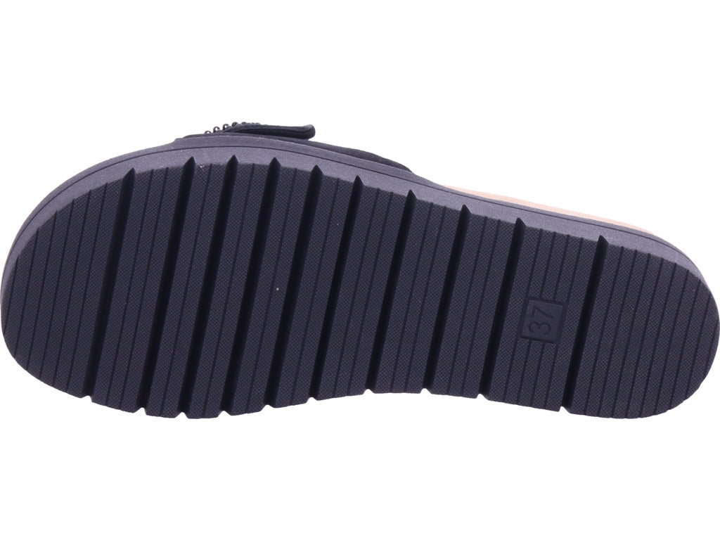 Marco Tozzi Damen Pantolette  in schwarz