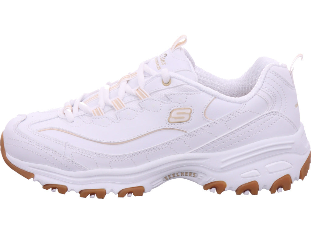 SKECHERS Damen Sneaker Skechers D´lites in weiß