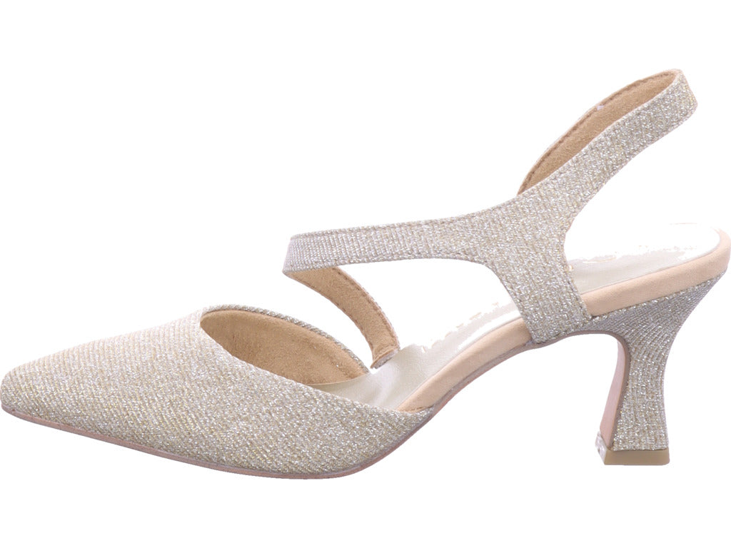 Marco Tozzi Damen Pump  in platin