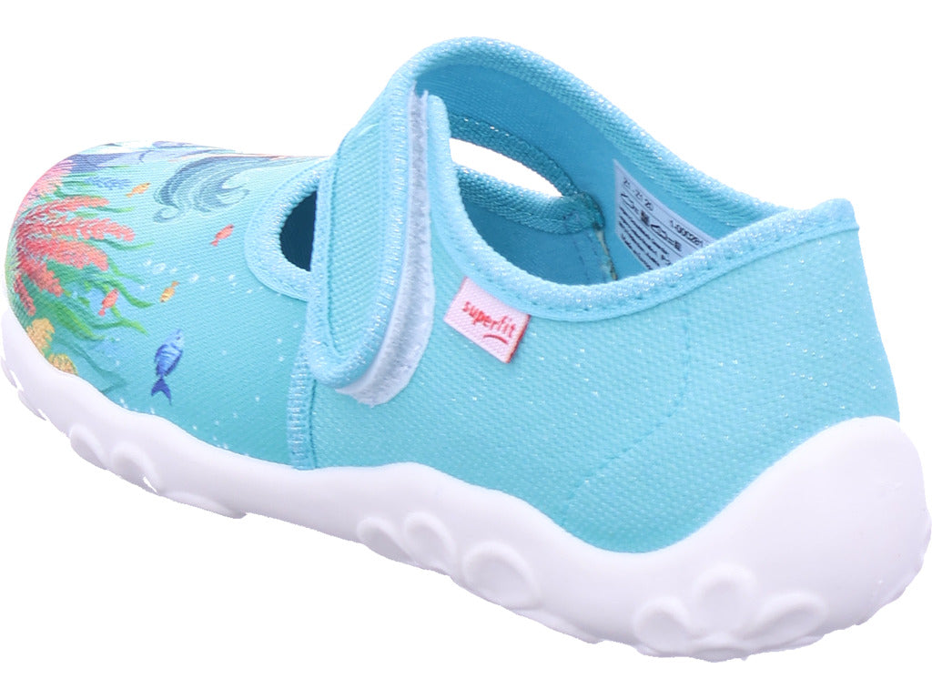 Superfit Mädchen Hausschuh Bonny in blau