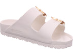 Birkenstock women's Arizona Big Buckle EVA beach shoe in white