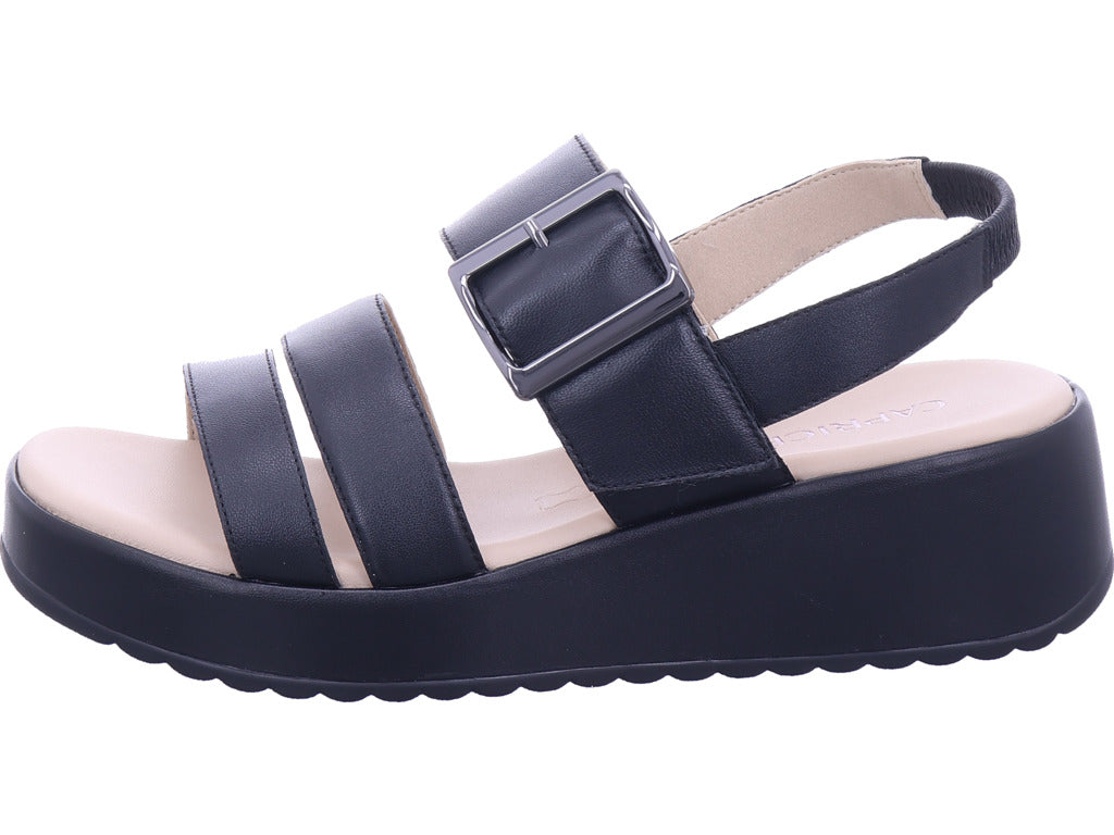 Caprice Damen Sandalette  in schwarz