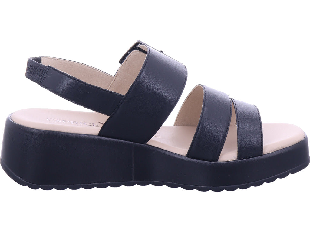 Caprice Damen Sandalette  in schwarz