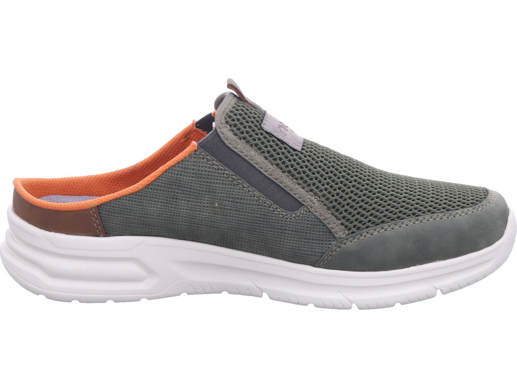 Rieker Herren Clog Fsk Herren Halbschuhe in grün