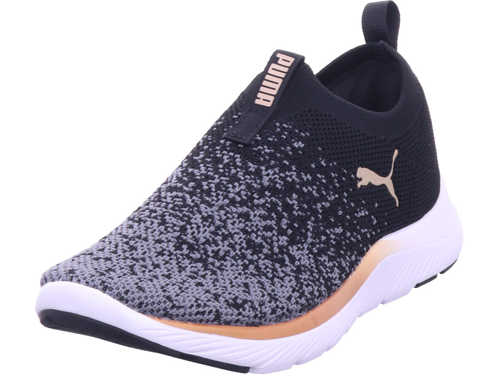 Puma Damen Sneaker Softride Remi Slip On in schwarz