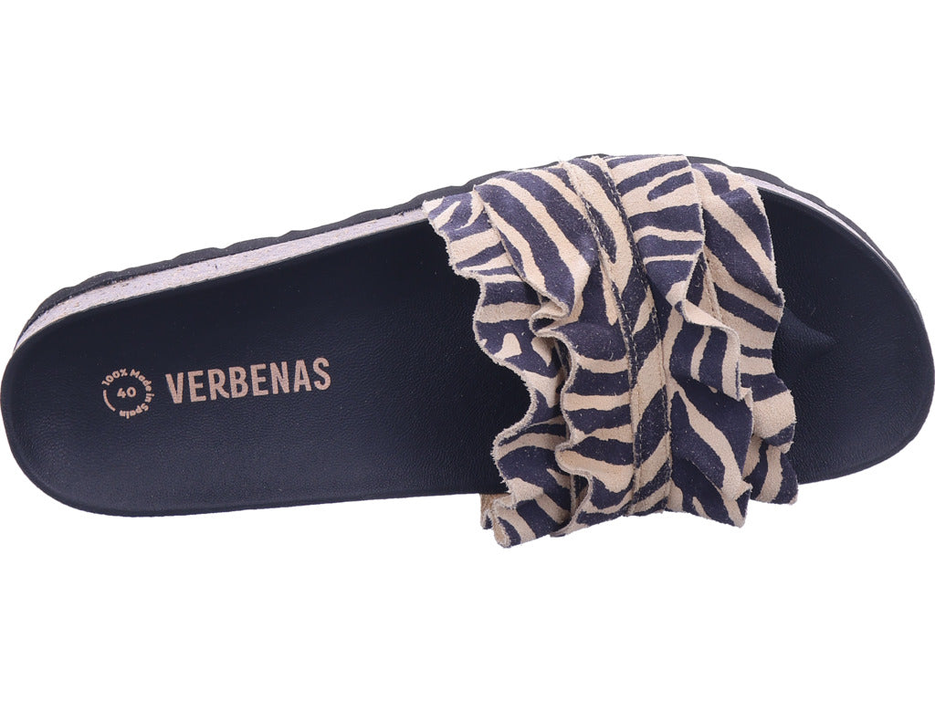 Verbenas Damen Pantolette  in schwarz