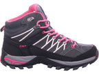 CMP Damen Wanderschuh Rigel Mid Grey-Fuxia in grau