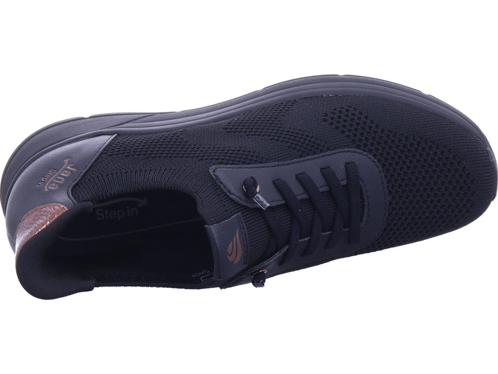 Jana Damen Slipper  in schwarz