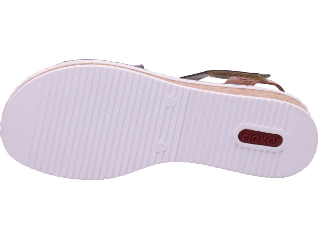 Rieker Damen  Fsk Damen Sandalen in blau