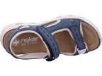 Rieker Damen Sandalette Fsk Damen Sandalen in blau