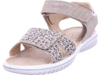 Superfit Mädchen Sandalette Sandale Leder \ Sparkle in beige