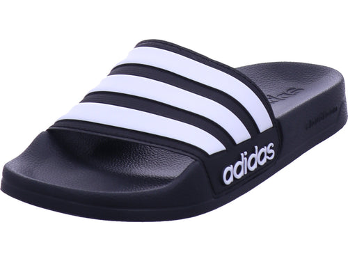 Adidas Unisex - Erwachsene Pantolette Adilette Shower in schwarz