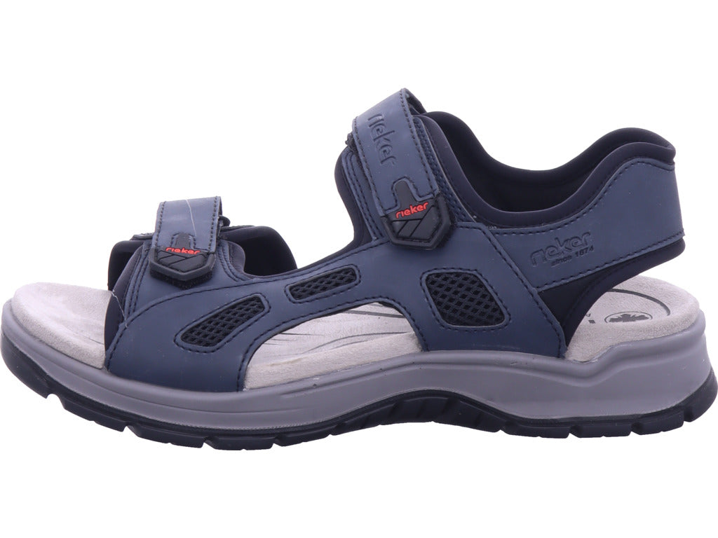 Rieker Herren Sandalette Fsk Herren Sandalen in blau