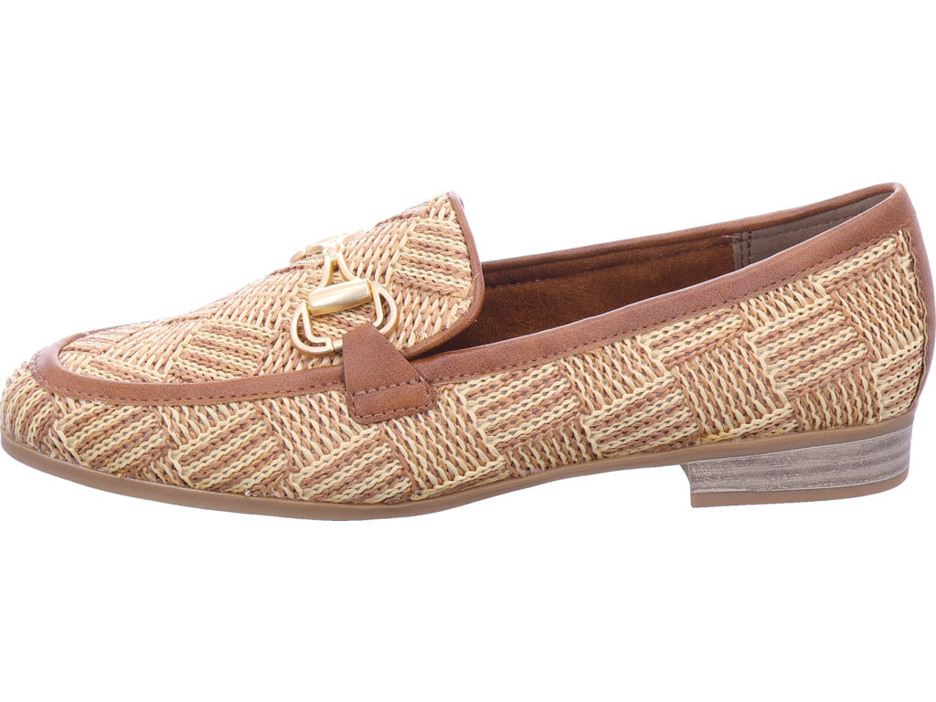 Marco Tozzi Damen Slipper  in braun