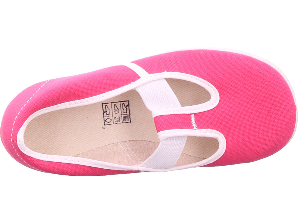 Beck Gymnas Mädchen Turnschuh 306 Basic Pink in rot