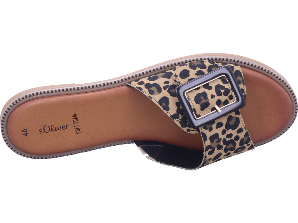 s.Oliver Damen Pantolette  in beige