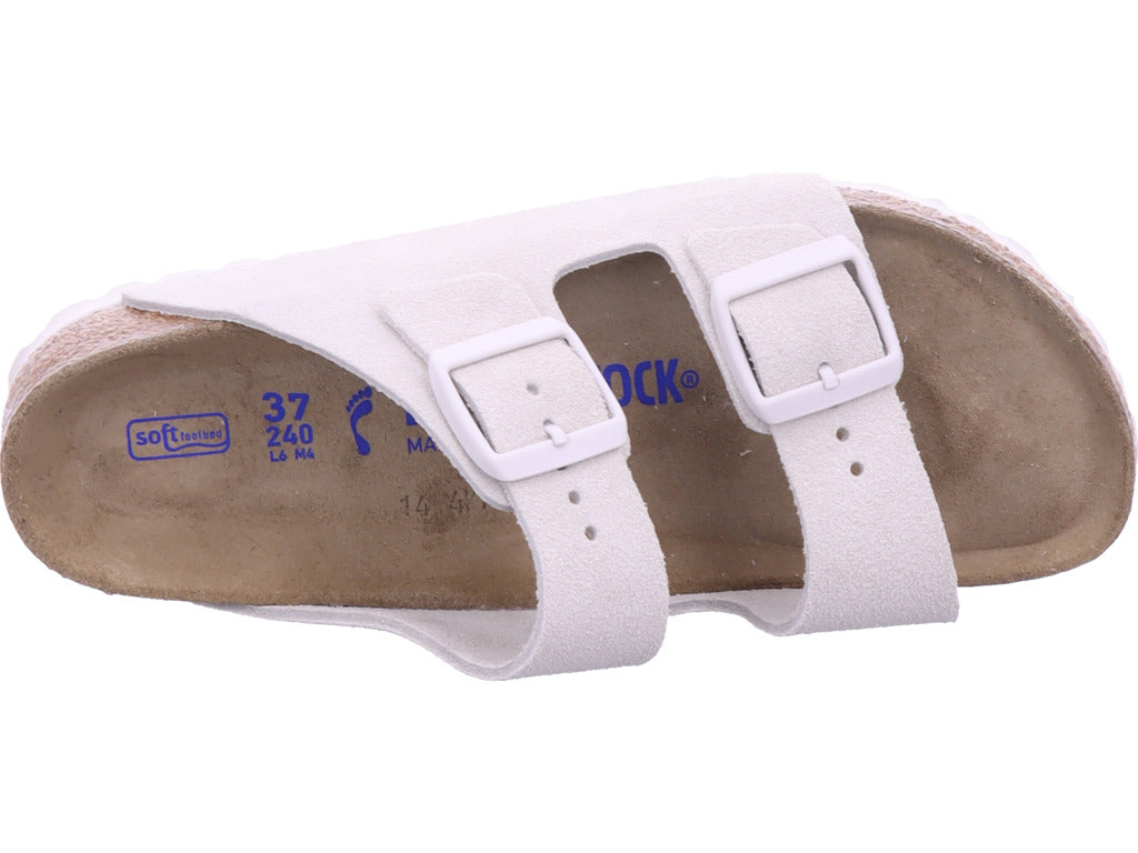 Birkenstock Women's Arizona Soft Footbed in white