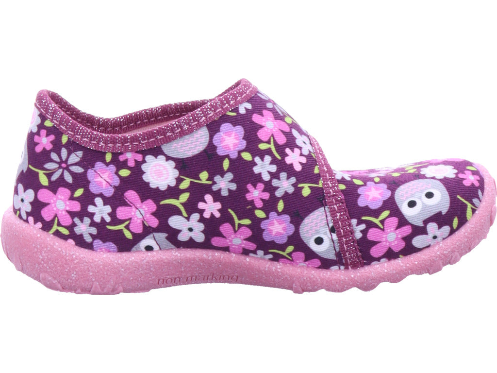 Superfit Mädchen  Hausschuh Textil \ Spotty in lila
