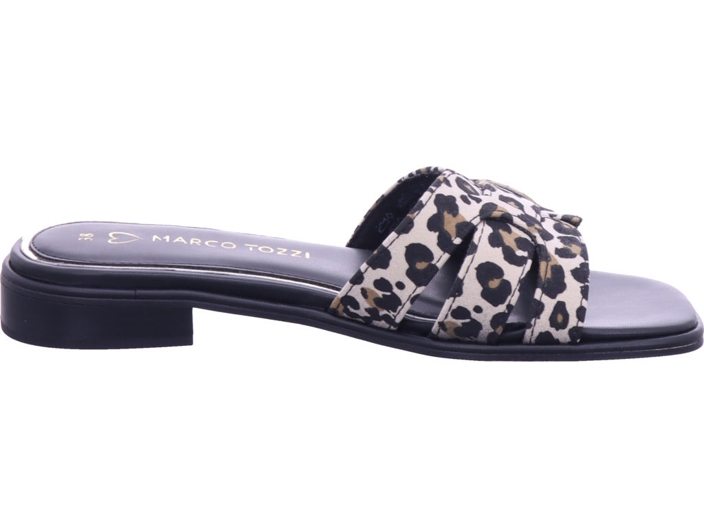 Marco Tozzi Damen Pantolette  in schwarz