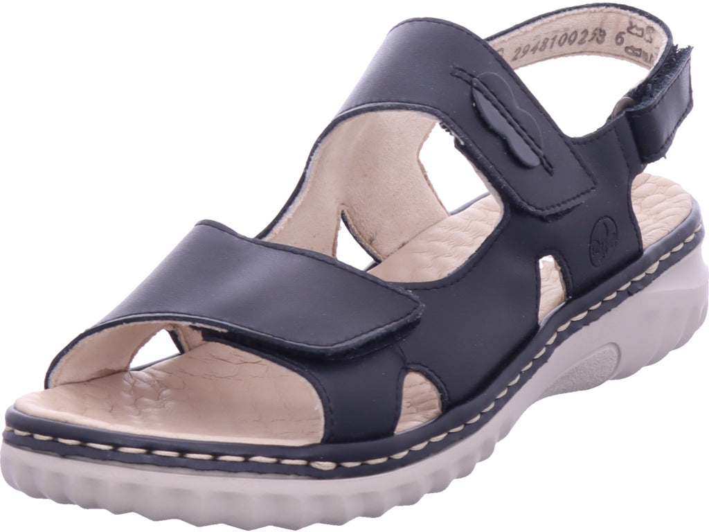 Rieker Damen  Fsk Damen Sandalen in schwarz