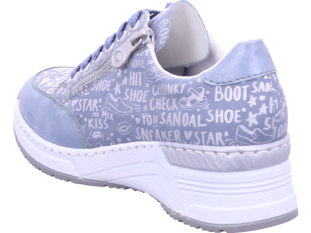 Rieker Damen Sneaker Fsk Damen Halbschuhe in blau