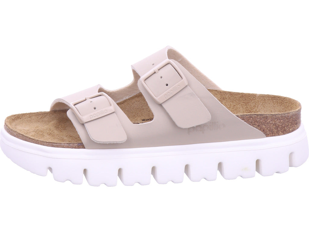 Birkenstock women's Arizona Pap Chunky in beige
