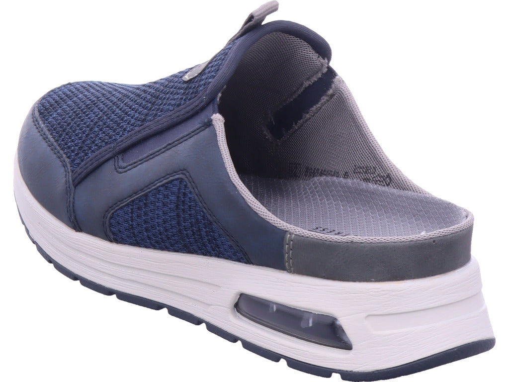 Rieker Herren Clog Fsk Herren Halbschuhe in blau