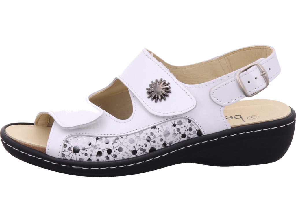 portina Damen Sandalette  in weiß