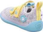 Affenzahn Mädchen Halbschuh Barfußschuh Knit Happy Rhino in grau