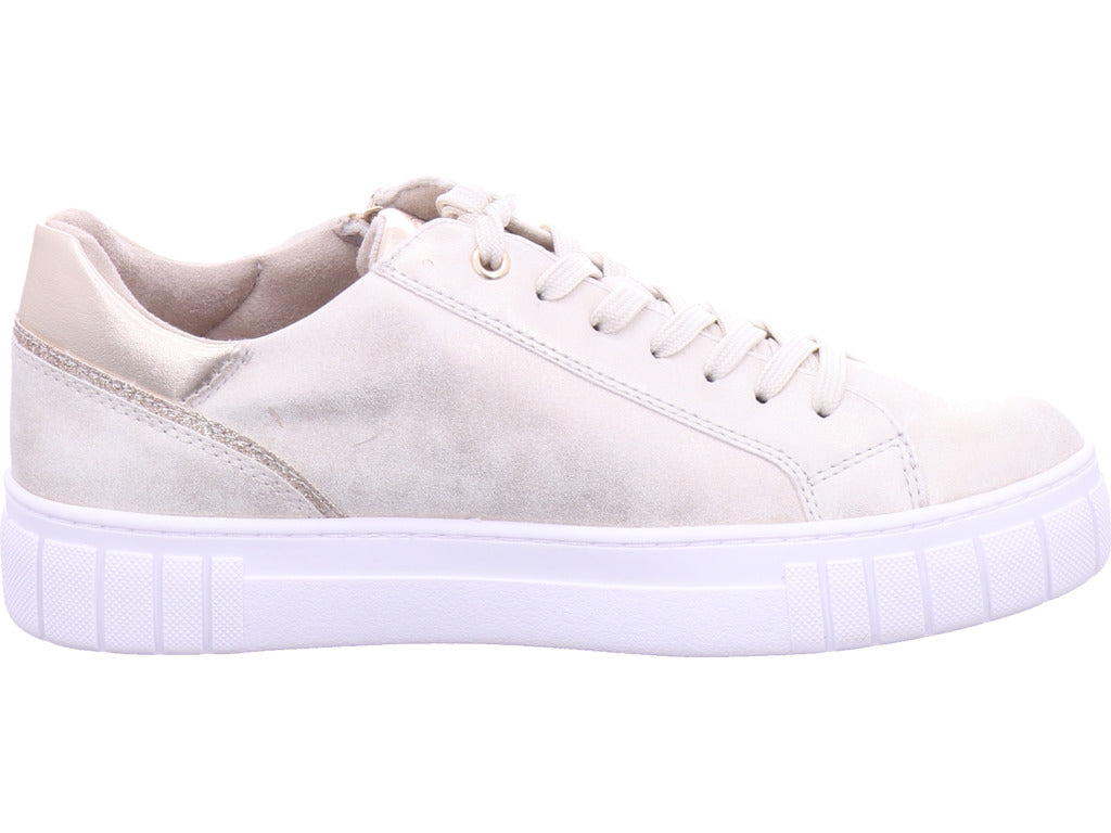 Marco Tozzi women's sneakers in gold