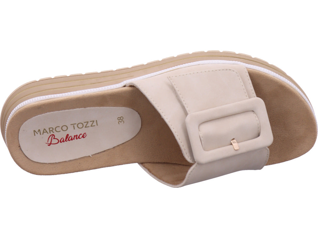Marco Tozzi Damen Pantolette  in beige