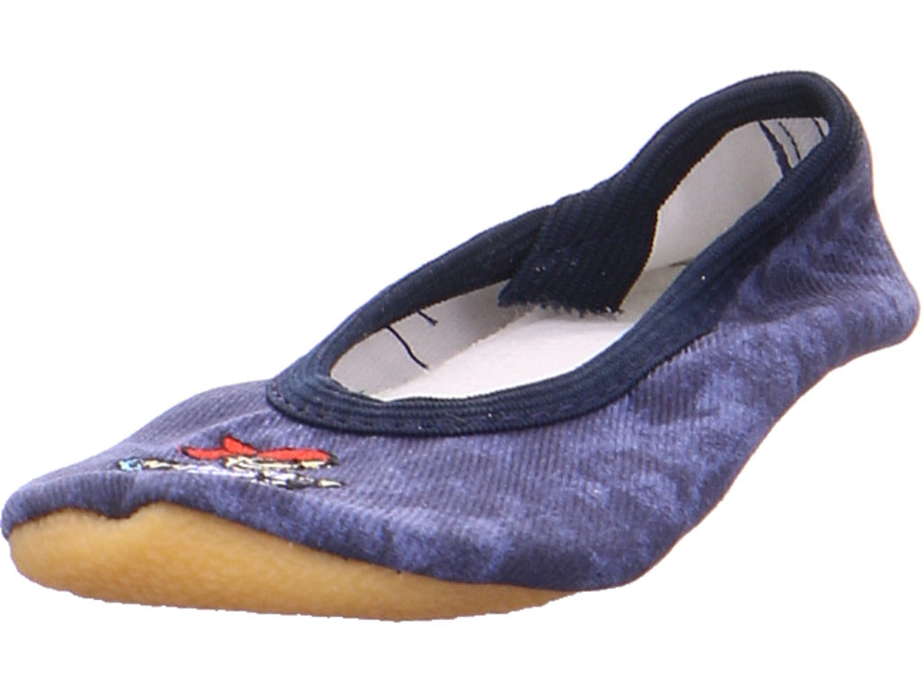 Beck Gymnas Jungen Turnschuh Pirat in blau