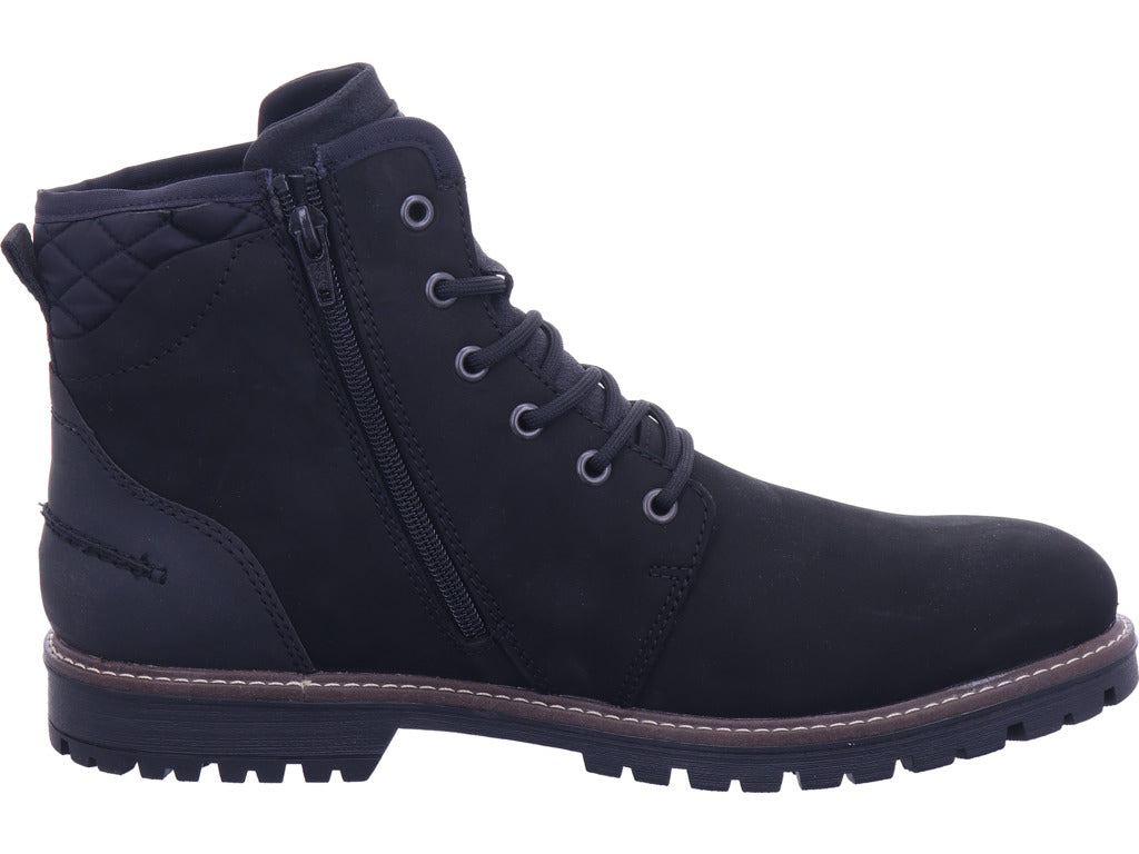 Rieker  Schnürstiefel Hwk Herren Stiefel in schwarz